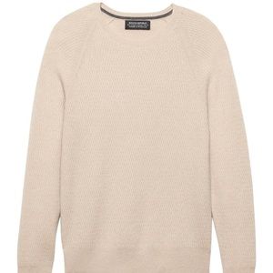 Banana Republic cream textured sweater